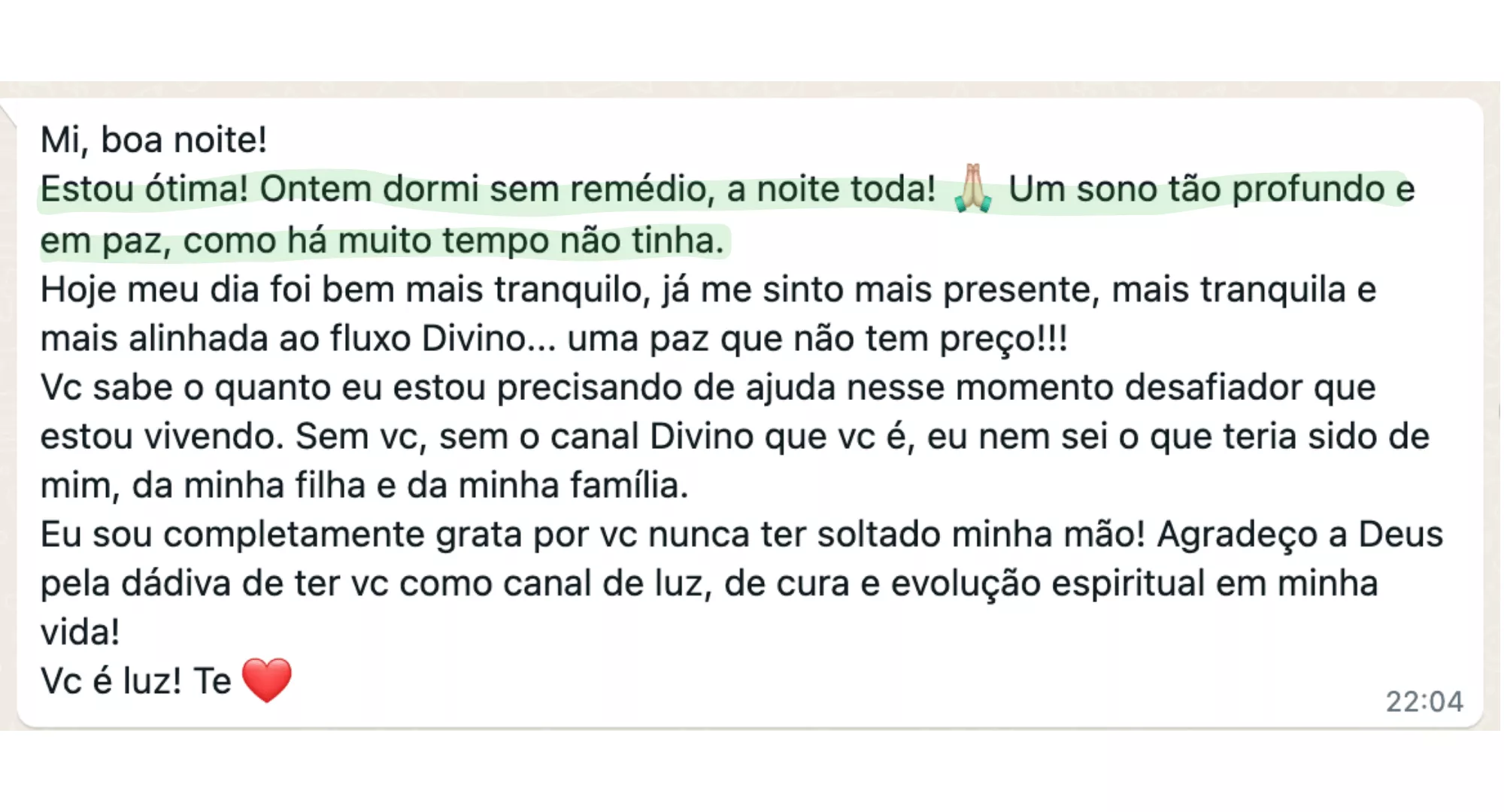Depoimento sobre insônia